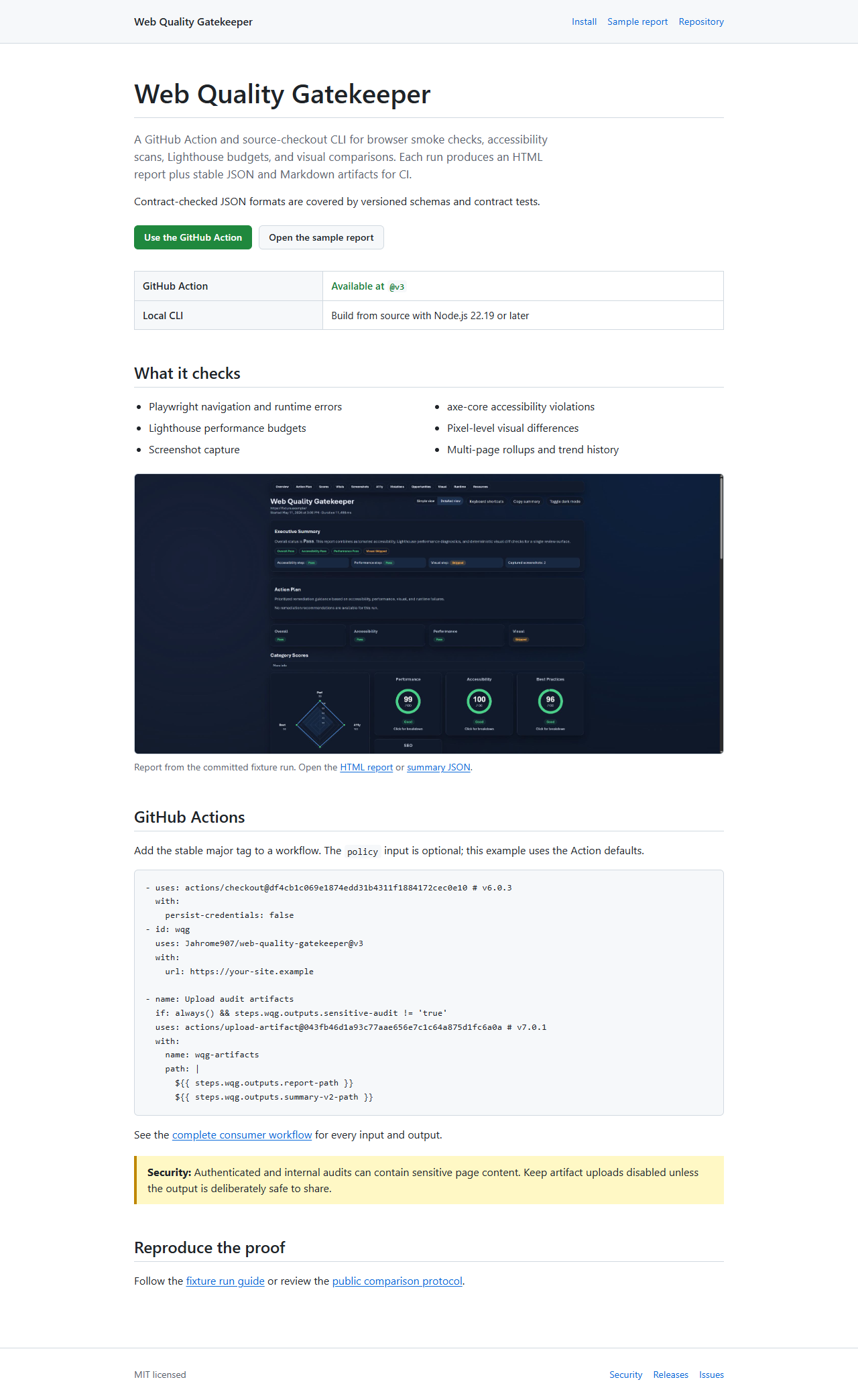 Full-page capture of the 3.2.4 documentation site audited in this case study